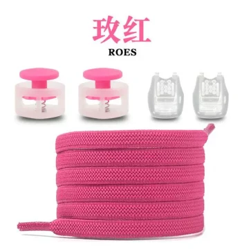 No-Tie Shoelace Buckles for Kids and Adults: Black & White Fixed Fasteners, Colorful Lazy Laces for Children (No Tying Required)
