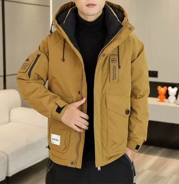 High-Quality Men's Winter Stand-Collar Down Jacket Bestseller Casual Warm Lightweight Puffer Jacket Trendy Brand Youth Fashion