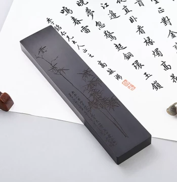Custom Engraved Ebony Wood Calligraphy Paperweight - Solid Wood Ruler for Pressing Paintings, Ideal Graduation Gift for Students or Business Gift for Teachers and Elders