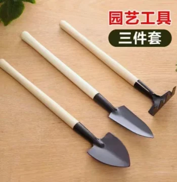 Flower Planting Tools Household Vegetable Growing Gardening Soil Loosening Flower Shovel Potted Flower Art Planting Tool Three-Piece Set Small Shovels