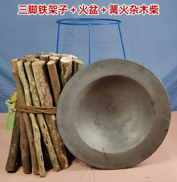 Mixed Firewood for Campfires - Outdoor Camping, Courtyard Gatherings, Rural Parties, Heating, and Home Fireplace Use