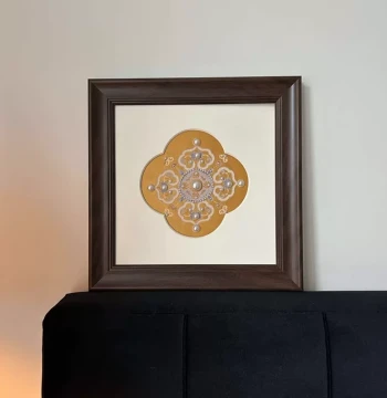 Intangible Cultural Heritage Song Brocade Pearl Painting Frame DIY Kit for Corporate Team Building, Mother's Day Crafts, and Salon Activities