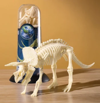 Archaeological Dinosaur Fossil Toy, Educational Handmade Assembly Simulation T-Rex Bone Skeleton Model Decor