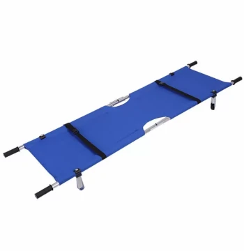 Ultra-Fast Thickened C Emergency Rescue Stretcher, Galvanized Steel Pipe (100kg), Foldable Multi-Function Emergency Rescue Stretcher