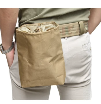 Deyiying Molle Tactical Foldable Recovery Bag, Outdoor Sports Attachment Pouch Multi-Function Storage
