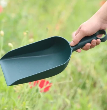 Heavy-Duty Plastic Garden Trowel - Deep Scoop for Digging Soil, Sand, Cat Litter, Loosening Earth, Planting, Beach Play & Kids