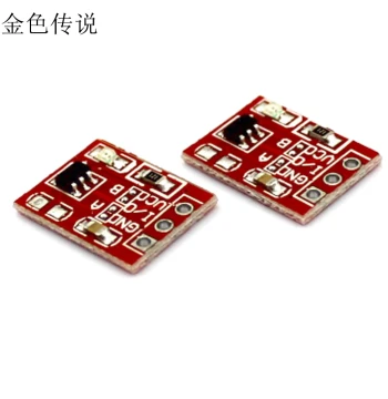 15x11 Single-Channel Touch Module - Momentary Capacitive Touch Sensor with Adjustable Self-Soldering