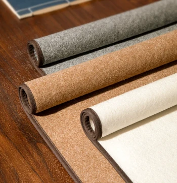 Lanzhai Felt Calligraphy Mat with Edged Border, Wool Felt Tablecloth Set for Brush Writing and Chinese Painting, Desk Pad and Writing Mat