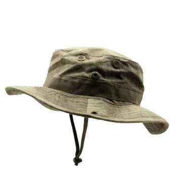 Xisi Hejia Military-Style Ruins Grey Boonie Hat: Wide Brim, Sun Protection, Foldable, Durable Camouflage