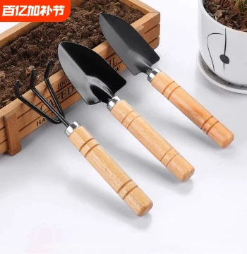 Home Gardening Tool Set - Soil Loosening Scoop and Flat-Head Trowel Kit for Flower and Vegetable Planting