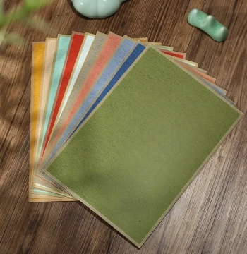 Chu Jian Soft Card Xuan Paper with Reinforced Edges - Thick A4 Hard Card for Calligraphy, Gongbi Painting, Watercolor, and Traditional Chinese Art
