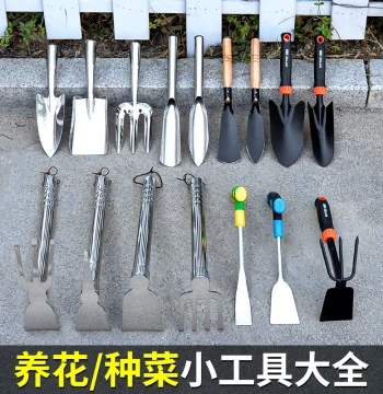 Mini Stainless Steel Shovel for Digging Soil and Wild Vegetables, Gardening Tool for Planting and Loosening Soil