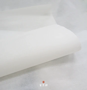 Qunqingtang Sized Xuan Paper for Gongbi Painting, Figures, Flowers, and Birds, 4ft and 6ft Ripe Xuan with Cicada Wing Alum and Mica Finish