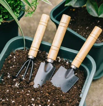 Gardening Trowel Set - Small Shovel for Planting, Loosening Soil, and Potting