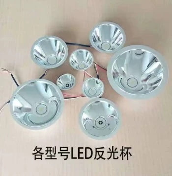 3.7/4.2v 95mm P9 High-Intensity Long-Range LED Aluminum Reflector Cup U2 Focus Headlamp Mining Lamp Flashlight Light Source