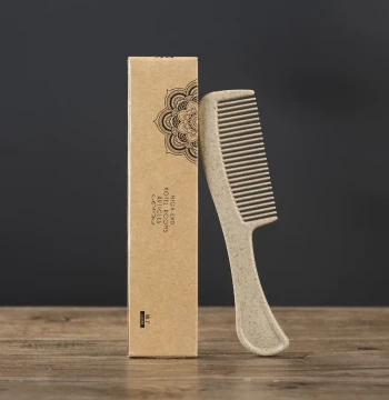 Hotel Comb Disposable Wooden Long Comb Customizable for Hotel Guest Amenities