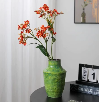 Jingdezhen Ceramic Vase – Chinese Zen Style Flower Arrangement Decor for Living Room