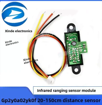 IR Distance Sensor Module Gp2Y0A02Yk0F, 20-150cm Range Sensor with Wiring
