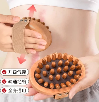 Universal Meridian Brush for Full Body Massage - Abdominal Rubbing, Gua Sha, and Channel Clearing Tool for Spa Use