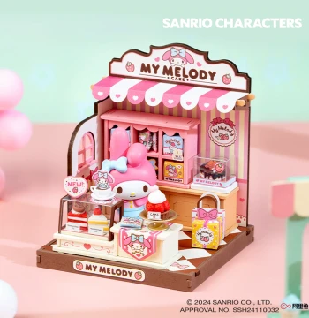 rolife Sanrio My Melody DIY Craft Kit - Creative Cartoon Figurine Gift for Girls' Birthdays