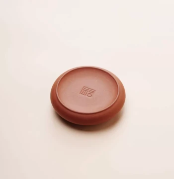 Purple Clay Teapot Lid Rest - Kung Fu Tea Ceremony Accessory, Tea Table Ornament, Bowl Lid Holder
