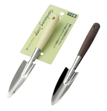 Japanese Imported ECHO Stainless Steel Mini Garden Trowel for Flower Care, Soil Loosening, and Succulent Planting
