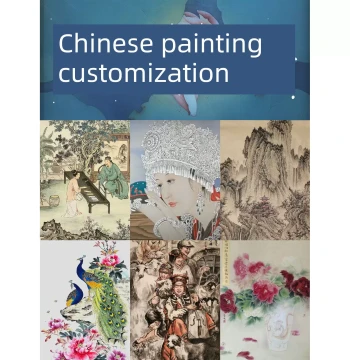 Pure Hand-Painted Chinese Art - Birds, Flowers, Landscapes, Figures in Gongbi and Freehand Ink Styles; Hanging Scrolls, Banners, Albums, and Fans