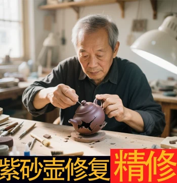Zisha Teapot Repair Clay Lid Spout Handle Replacement Cup Seamless Kintsugi Adhesive Teapot Metal Staple