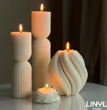 Vintage-Style Handmade Soy Wax Aromatherapy Candle - French-Inspired Decor for Romantic Home Ambiance
