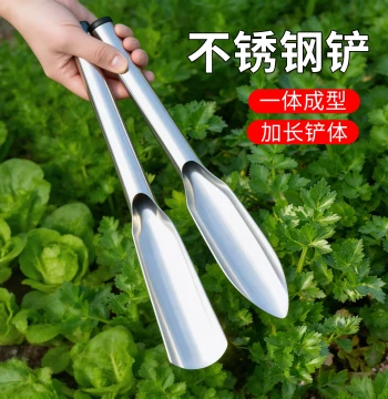 Small All-in-One Steel Stainless Steel Trowel for Digging Soil, Gardening Tool for Planting Flowers and Vegetables, Foraging Wild Greens, Household Beachcombing Gadget