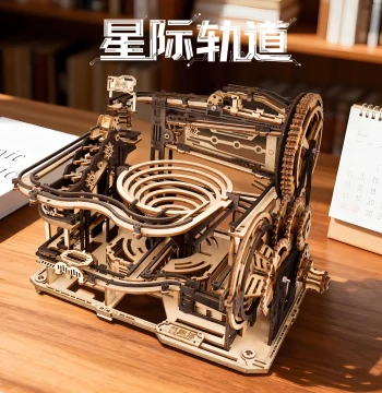 Interstellar Orbit DIY Wooden 3D Puzzle - Creative Assembly Model, Birthday Gift for Boys and Men