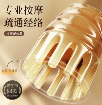Head Therapy Massage Comb: Horn Comb for Scalp Meridian Cleansing, Gua Sha, and Hair Loss Prevention – Specialized Tool