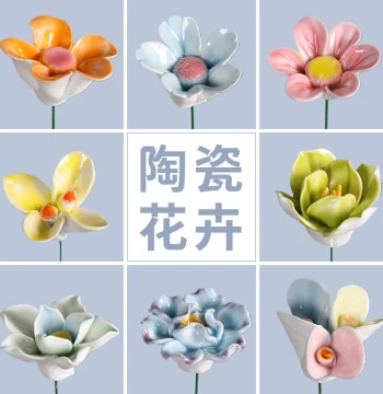 Jingdezhen Ceramic Flower Vase: High-Temperature Handcrafted Artificial Flower Arrangement for Creative Home Decor