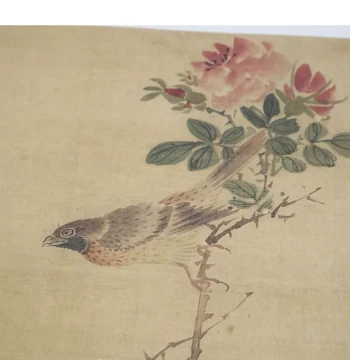High-Definition Reproduction of Jiang Tingxi's 'Album of Flowers' from the Mid-Qing Dynasty, Gongbi Flower-Bird Print for Traditional Decor