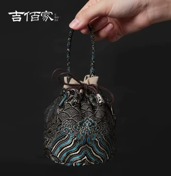 Tea Set Storage Bag, Outdoor Fabric Case for Yixing Teapot, Travel Gaiwan Packaging, Fairness Cup, Tea Canister, Small Teacup