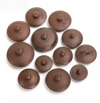 Zisha Teapot Lid Replacement Zisha Pot Cover Zhu Clay Teapot Lid Multiple Clay Types Xishi Pot Lid Stone