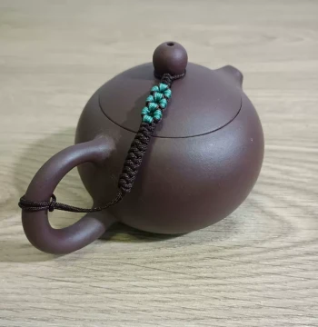 Handwoven Anti-Drop Rope for Zisha Teapots - Lid Safety Cord for Xishi and Handled Teapots