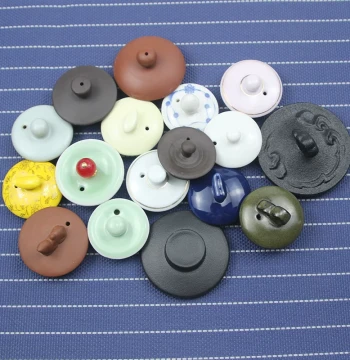 Ceramic Teapot Lids: Zisha, Coarse Pottery, Blue and White Porcelain, Ru Kiln Small Lids, Tea Accessories for Sancai Gaiwan and Mugs