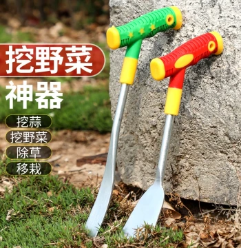Stainless Steel Wild Vegetable Digging Tool: Small Trowel for Gardening, Weeding, and Harvesting Shepherd's Purse