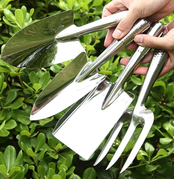 Stainless Steel Gardening Tool Set for Home Use, Vegetable Planting and Flower Care Shovels, Beach Digging and Soil Loosening Tools, Small Garden Shovel