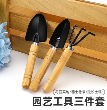 Gardening Trowel 3-Piece Set - Indoor Household Tools for Planting Flowers and Vegetables, Loosening Soil, and Potting