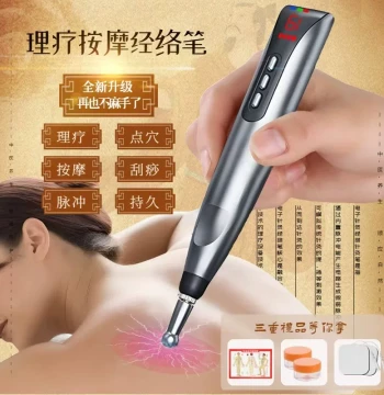 Electric Acupoint Massager Shock Pen Therapy Stick: Meridian Dredging Tool and Electronic Acupuncture Pen for TCM