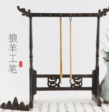 Anbang Brush Studio Wolf-Hair Fine Line Brush - Long Tip for Gongbi Figures and Flower-Bird Paintings