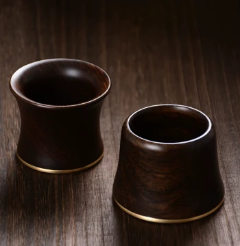 Ebony Wood Multi-Function Teapot Lid Rest and Strainer Holder for Kung Fu Tea Sets