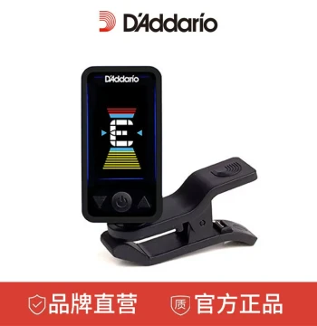 D'Addario Eclipse Series Colorful Headstock Guitar Accessories, Acoustic-Electric Guitar Tuner PW-CT-17