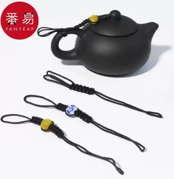 Teapot Cord A1pq801 - Tea Ceremony Accessory, Handwoven Anti-Drop Lid Strap for Yixing Teapots, Easy to Tie