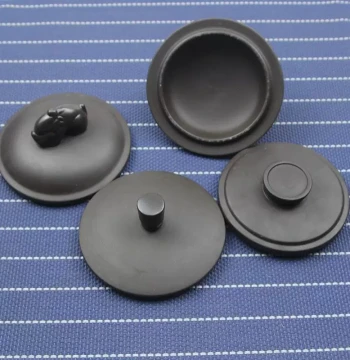 Tea Set Lid, Purple Clay Teapot Lid, Stone Mill Style Brewing Pot Lid, Gaiwan Single Lid, Tea Accessory