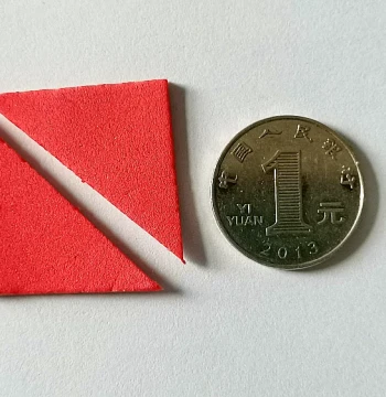 Isosceles Right Triangle Teaching Aid - Geometry Set Board for Elementary Math Classes and Kindergarten Demonstrations