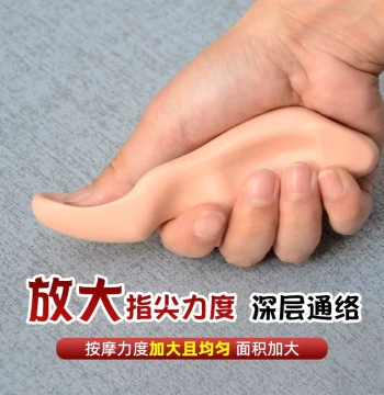 Thumb-Force Massager: Back Pushing Tool for Meridian Therapy and Thumb Protection