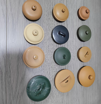 Zisha Teapot Lid Accessories, Compatible with Zisha Teapots, Kettle Lids, Ceramic Pot Lids, Red Clay Lids, and Replacement Covers